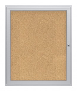 Enclosed Bulletin Board - 18" x 24" - PA1