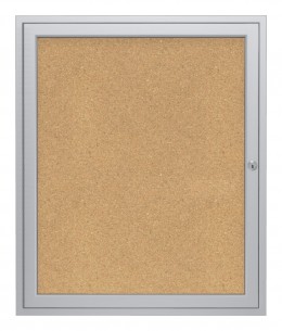 Enclosed Bulletin Board - 30" x 36" - PA1