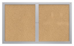 Enclosed Bulletin Board - 60" x 48" - PA2