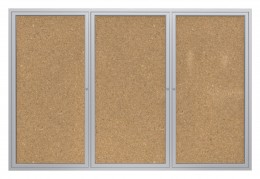 Enclosed Bulletin Board - 72" x 36" - PA3