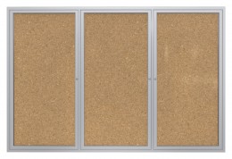 Enclosed Bulletin Board - 96" x 48" - PA3