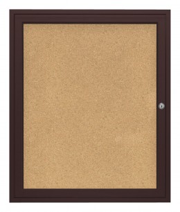 Enclosed Bulletin Board - 18" x 24" - PB1