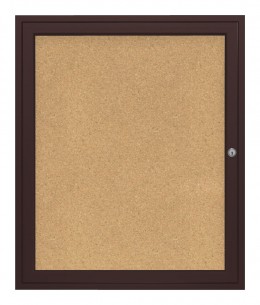 Enclosed Bulletin Board - 24" x 36" - PB1