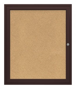 Enclosed Bulletin Board - 30" x 36" - PB1