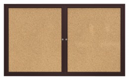 Enclosed Bulletin Board - 48" x 36" - PB2