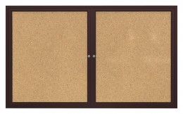 Enclosed Bulletin Board - 60" x 36" - PB2