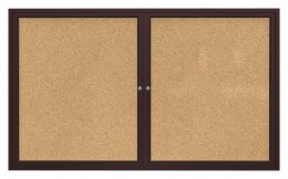 Enclosed Bulletin Board - 60" x 48" - PB2