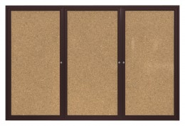 Enclosed Bulletin Board - 72" x 36" - PB3