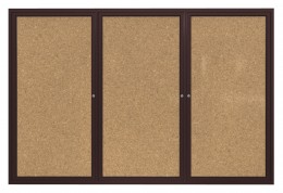 Enclosed Bulletin Board - 72" x 48" - PB3