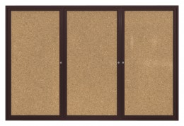 Enclosed Bulletin Board - 96" x 48" - PB3