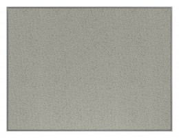 Fabric Bulletin Board with Silver Frame - 60" x 36" - Border