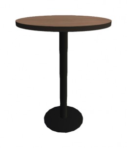 Tall Round Table - 42" High - Proof