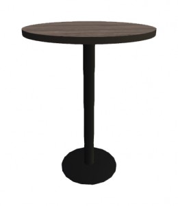 Tall Round Table - 42" High - Proof