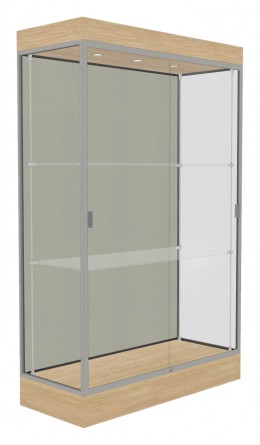 Large Display Case with LED Lighting - 48" x 76" - Edge