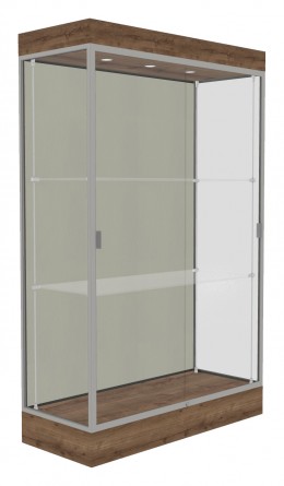 Large Display Case with LED Lighting - 48" x 76" - Edge