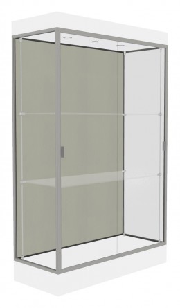 Large Display Case with LED Lighting - 48" x 76" - Edge