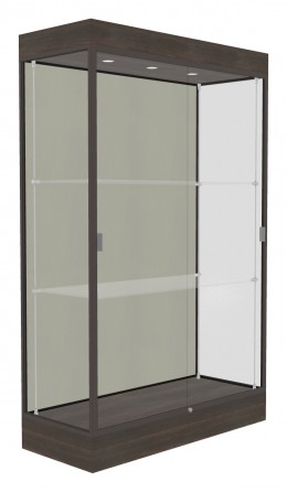 Trophy Display Case with LED Lighting - 48" x 76" - Edge