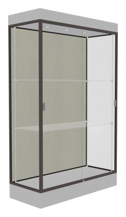 Trophy Display Case with LED Lighting - 48" x 76" - Edge