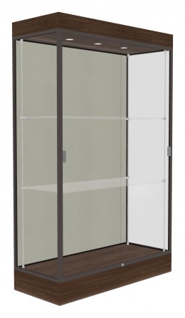 Trophy Display Case with LED Lighting - 48" x 76" - Edge