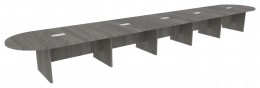 Large Racetrack Conference Table - PL Laminate