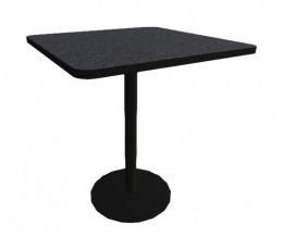 Square Cafe Table - 42" Tall - Proof