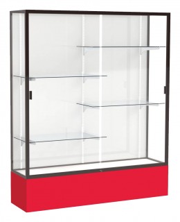 Tall Glass Display Case - 60" x 72" - Spirit