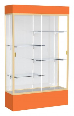 Glass Display Case with Lights -  48" x 80" - Spirit