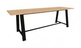 Rectangular Conference Table - 37" Tall - Midtown