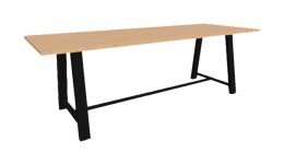 Rectangular Conference Table - 37" Tall - Midtown