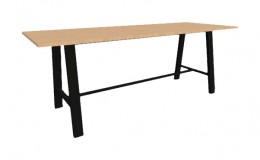 Rectangular Conference Table - 41" Tall - Midtown