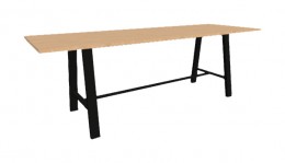 Rectangular Conference Table - 41" Tall - Midtown