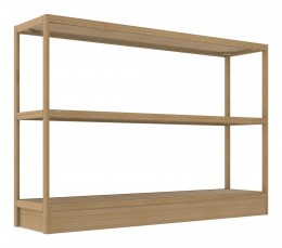 Wood Shelving Unit - 72" x 50" - Control