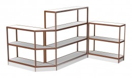 Large Open Shelving Unit - 145" x 72" - Control