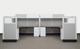 U Shaped Cubicle for Two - Systems