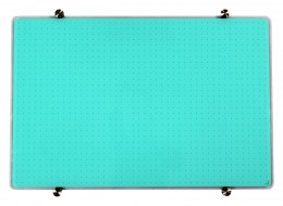 Grid Dry Erase Glass Board - 30" x 40" - Viztex Glacier