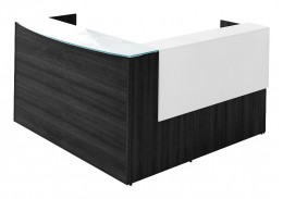 Modern L Shaped Reception Desk - Potenza