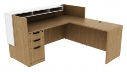 L-Shaped Desk - PL Laminate