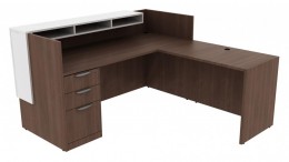 L-Shaped Desk - PL Laminate