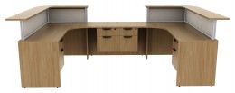 Reception Desk with Counter - PL Laminate