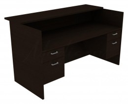 Small Reception Desk - Amber