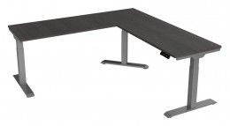 Adjustable Height L Shaped Desk - HL