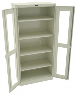 Storage Cabinet with See Through Doors - Deluxe