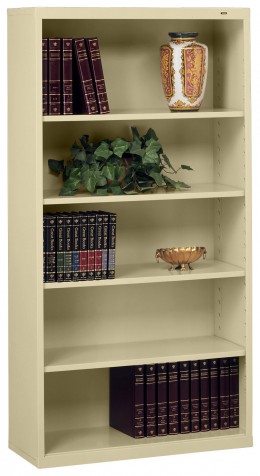 5 Shelf Bookcase - 13.5" Deep - Standard