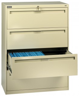 4 Drawer Lateral File Cabinet - 42" Wide - Standard