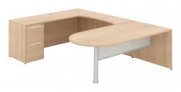 U Shaped Peninsula Desk - Potenza