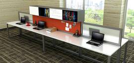 8 Person Desk Workstation